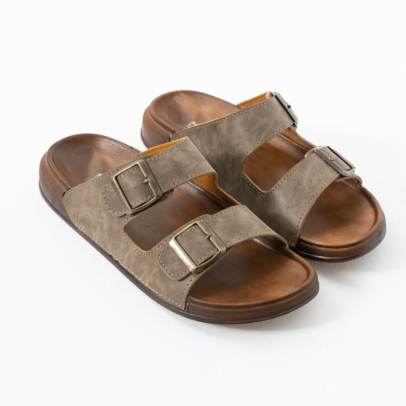 Erkek Ortopedik Dikişli Ayalanabilen Tokalı Hafif Esnek İçeri/Dışarı Terlik