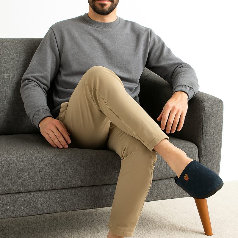 Kışlık Gondol Rahat Taban Esnek Desenli Ev Terlik