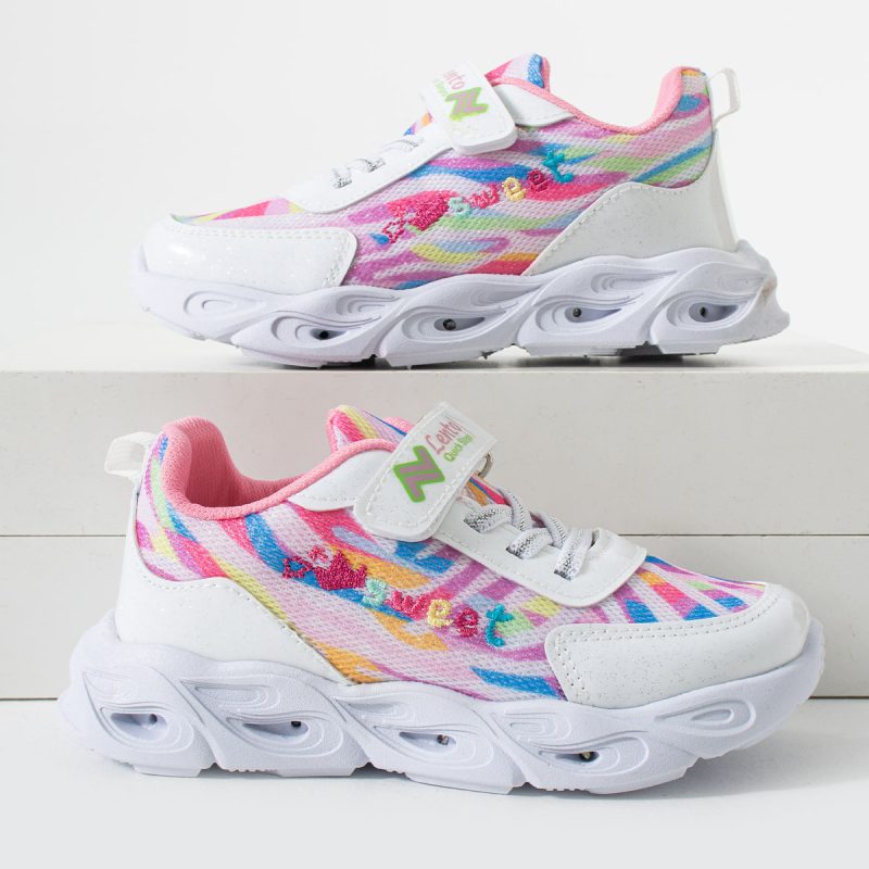 Çocuk Unisex Snakers Ortopedik Işılklı Spor Ayakkabı Lento Işıklı