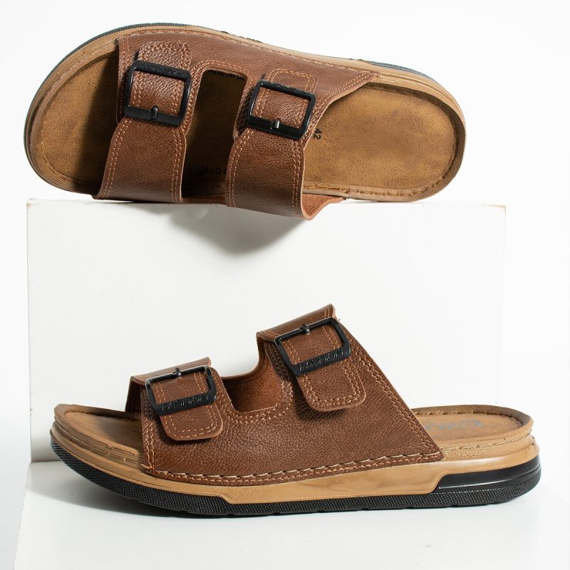 Erkek Ortopedik Dikişli Esnek Rahat Çift Monta Terlik